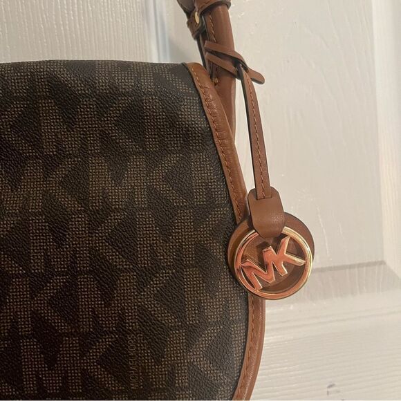 Michael Kors Jamie Saddle Crossbody Bag NWOT - Picture 4 of 11